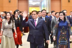Thủ tướng Phạm Minh Chính và Phu nhân chủ trì tiệc chiêu đãi Đoàn Ngoại giao nhân dịp Tết cổ truyền Quý Mão 2023