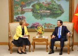 Phó Thủ tướng Trần Hồng Hà tiếp bà Rana Flowers, Trưởng đại diện UNICEF tại Việt Nam