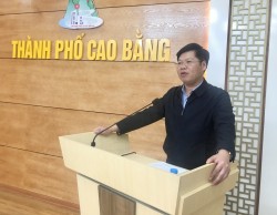 Đồng chí Tô Vũ Ninh, Phó Bí thư Thường trực Thành ủy, Chủ tịch HĐND thành phố phát biểu khai mạc Hội nghị.