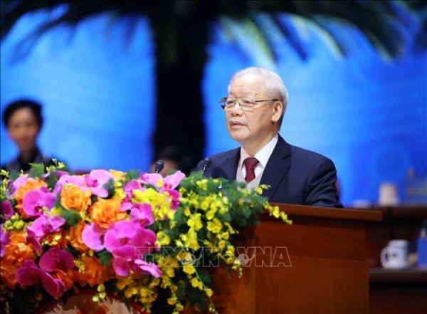 Tổng Bí thư Nguyễn Phú Trọng phát biểu chỉ đạo Đại hội XIII Công đoàn Việt Nam