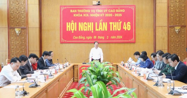 Bí thư Tỉnh ủy Trần Hồng Minh phát biểu kết luận hội nghị