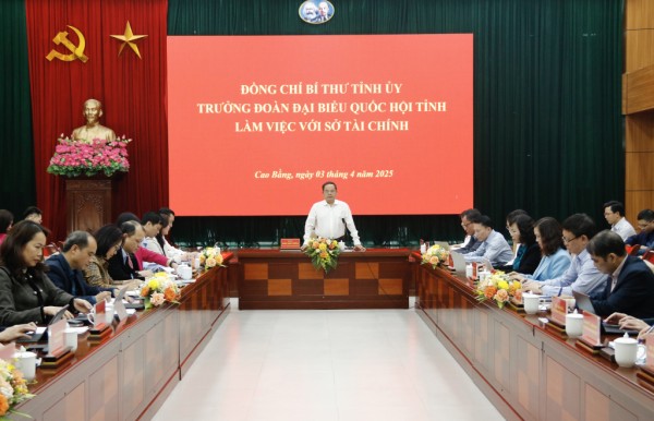 Giải ngân đầu tư công ở Cao Bằng: Đột phá từ con người, kỷ luật hành chính và văn hóa lãnh đạo để đạt tăng trưởng 8%