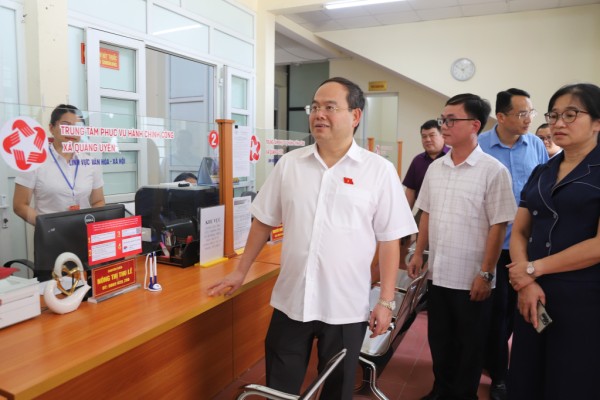 Bí thư Tỉnh ủy Quản Minh Cường kiểm tra công tác vận hành hệ thống chính trị tại các xã: Quảng Uyên, Bế Văn Đàn và Phục Hòa