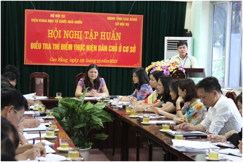 Tiếp tục phát huy quyền làm chủ của Nhân dân, xây dựng hệ thống chính trị trong sạch, vững mạnh