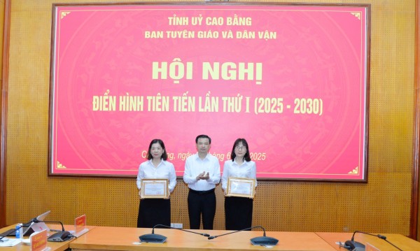 Điểm sáng nổi bật trong phong trào thi đua yêu nước của Ban Tuyên giáo và Dân vận Tỉnh uỷ Cao Bằng giai đoạn 2020 - 2025