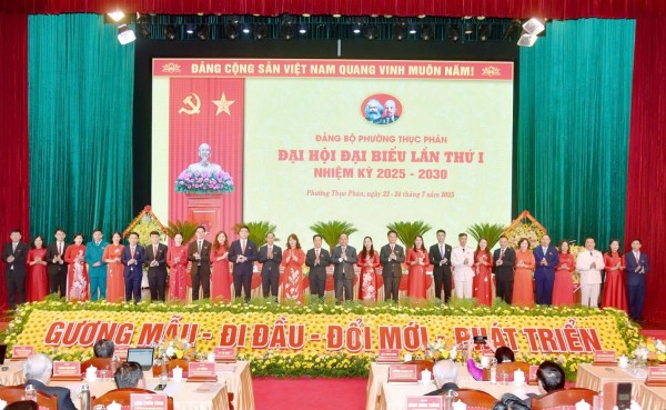 Đại hội đại biểu Đảng bộ phường Thục Phán  lần thứ I, nhiệm kỳ 2025 - 2030 thành công tốt đẹp