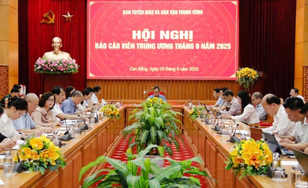 Hội nghị Báo cáo viên Trung ương tháng 9 năm 2025
