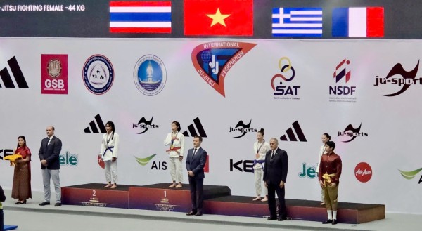 VĐV Cao Bằng giành Huy chương Vàng tại Giải Vô địch, Vô địch Trẻ và U14 Jujitsu thế giới