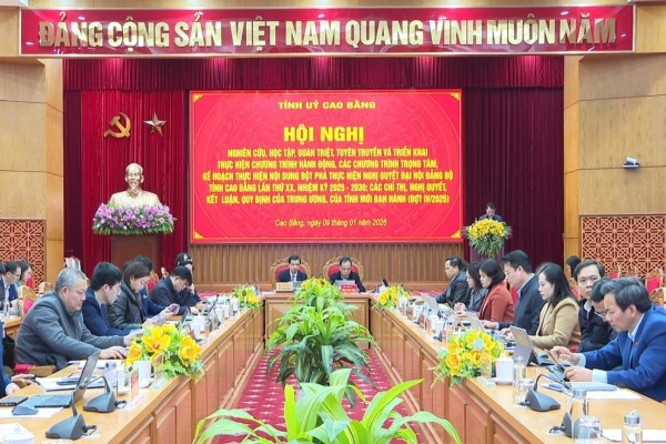 Hội nghị nghiên cứu, học tập, quán triệt, tuyên truyền và triển khai thực hiện các chỉ thị, nghị quyết,  kết luận, quy định của Trung ương, của tỉnh mới ban hành (đợt IV/2025)