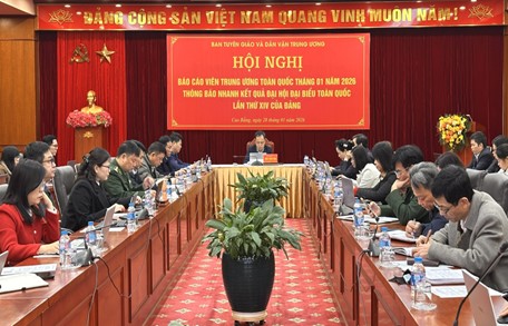 Hội nghị Báo cáo viên Trung ương tháng 01 năm 2026