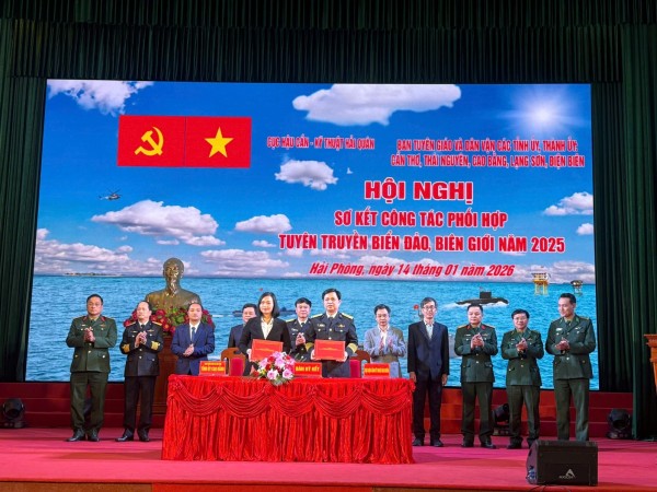 Hội nghị sơ kết công tác phối hợp tuyên truyền biển đảo, biên giới năm 2025
