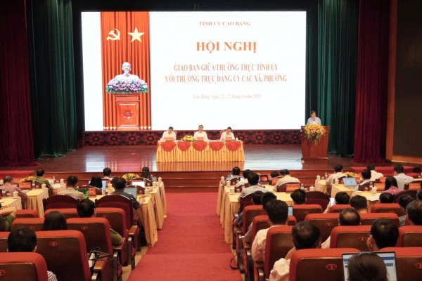 Khai mạc hội nghị giao ban giữa Thường trực Tỉnh ủy với Thường trực Đảng ủy các xã, phường quý I/2026