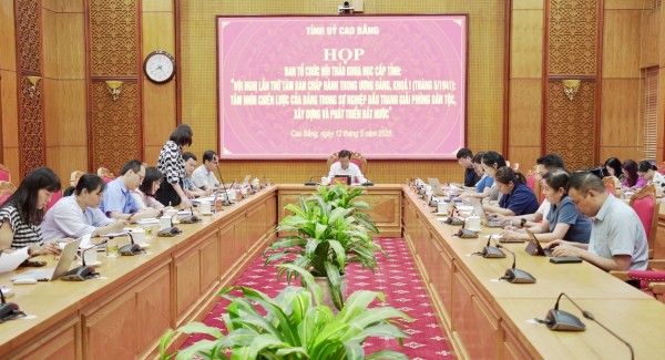 Chuẩn bị chu đáo mọi điều kiện tổ chức Hội thảo khoa học Hội nghị lần thứ Tám Ban Chấp hành Trung ương Đảng, khóa I (tháng 5/1941)
