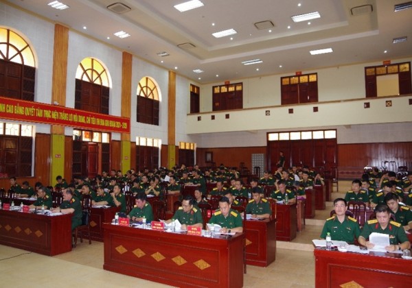 Bộ Chỉ huy Quân sự tỉnh sơ kết công tác Đảng, công tác chính trị 6 tháng đầu năm 2026