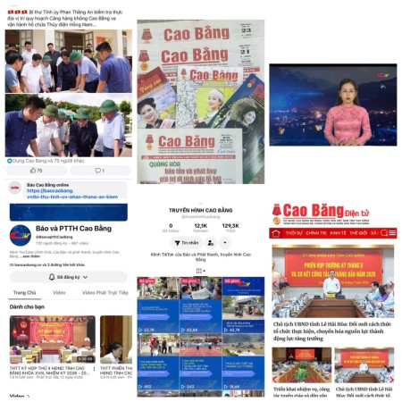 Báo và Phát thanh, truyền hình Cao Bằng mở rộng kênh tiếp cận thông tin chính thống đến người dân