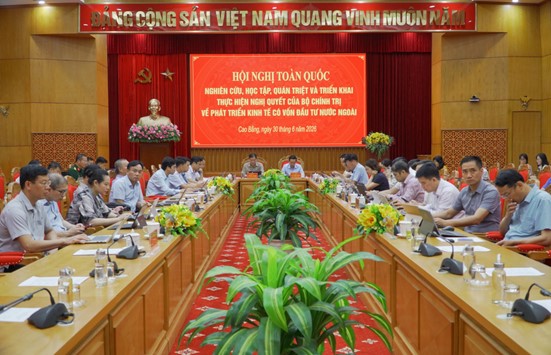 Hội nghị toàn quốc nghiên cứu, học tập, quán triệt và triển khai thực hiện Nghị quyết số 10-NQ/TW, ngày 08/06/2026 của Bộ Chính trị về phát triển kinh tế có vốn đầu tư nước ngoài