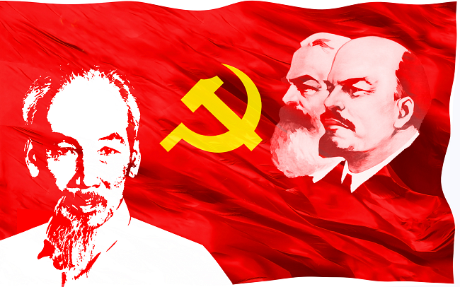 Đảng Cộng sản Việt Nam luôn giương cao ngọn cờ độc lập dân tộc và chủ nghĩa xã hội, lấy chủ nghĩa Mác   Lênin, tư tưởng Hồ Chí Minh làm nền tảng tư tưởng và kim chỉ nam.