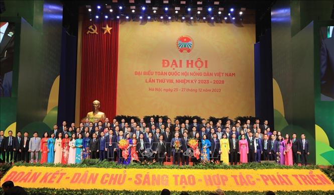Ban chấp hành Hội Nông dân Việt Nam khóa VIII, nhiệm kỳ 2023   2028 ra mắt