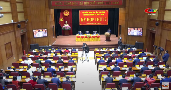 Truyền hình trực tiếp: Khai mạc Kỳ họp thứ 17 Hội đồng Nhân dân tỉnh Khoá XVII, nhiệm kỳ 2021 - 2026