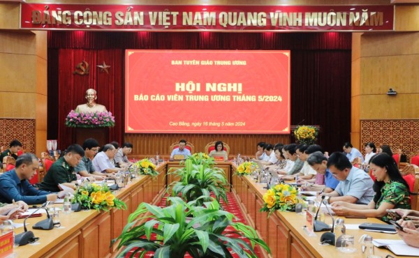 Hội nghị Báo cáo viên Trung ương tháng 5 năm 2024
