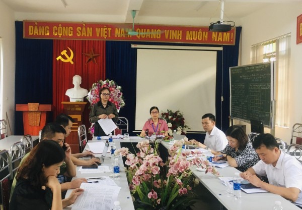 Kiểm tra công tác chuẩn bị Kỳ thi tốt nghiệp THPT năm 2024  tại các điểm thi huyện Hà Quảng