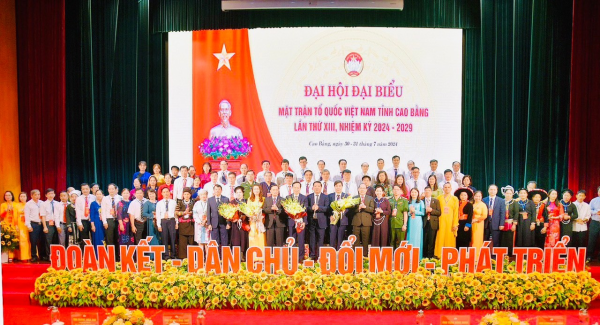 Đại hội đại biểu Mặt trận Tổ quốc tỉnh lần thứ XIII, nhiệm kỳ 2024 - 2029 thành công tốt đẹp