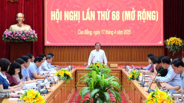 Hội nghị Ban Thường vụ Tỉnh ủy lần thứ 68