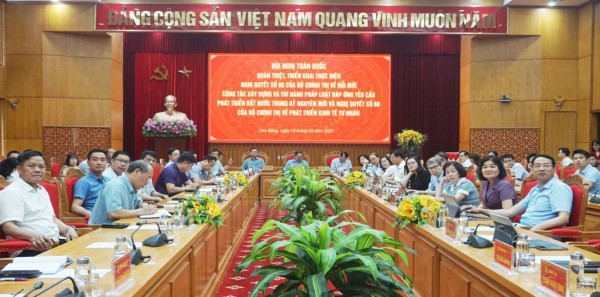 Hội nghị toàn quốc quán triệt và triển khai thực hiện Nghị quyết số 66-NQ/TW và Nghị quyết số 68-NQ/TW