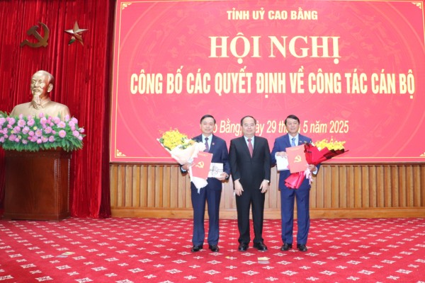 Tỉnh ủy công bố các quyết định về công tác cán bộ