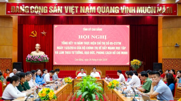 Tổng kết 10 năm thực hiện Chỉ thị số 05-CT/TW, ngày 15/5/2016  của Bộ Chính trị về đẩy mạnh học tập và làm theo tư tưởng, đạo đức,  phong cách Hồ Chí Minh