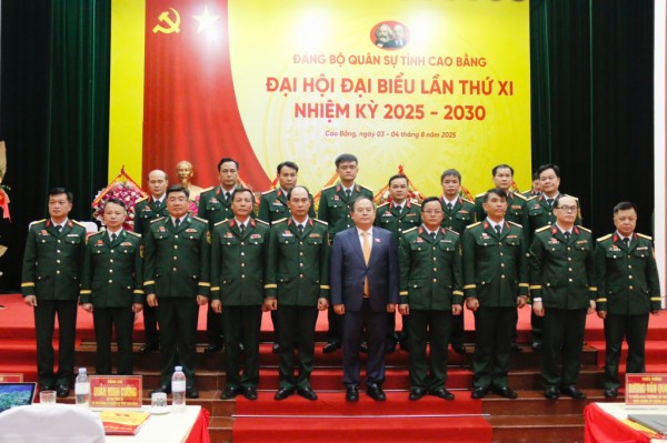 Đại hội đại biểu Đảng bộ Quân sự tỉnh lần thứ XI, nhiệm kỳ 2025 - 2030 thành công tốt đẹp