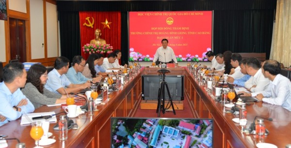 Trường Chính trị Hoàng Đình Giong được công nhận đạt chuẩn mức 1