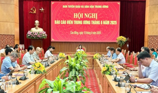 Hội nghị Báo cáo viên Trung ương tháng 8 năm 2025