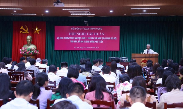 Hội nghị tập huấn lý luận, phê bình văn học nghệ thuật năm 2025 với chủ đề: Nội dung, phương thức lãnh đạo, quản lý văn hóa, văn nghệ qua 40 năm đổi mới