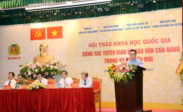 Hội thảo khoa học quốc gia “Công tác tuyên giáo và dân vận của Đảng trong kỷ nguyên mới”