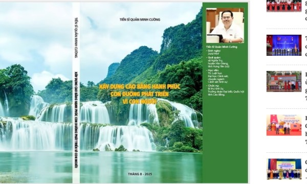 Xây dựng Cao Bằng hạnh phúc, phát triển vì con người