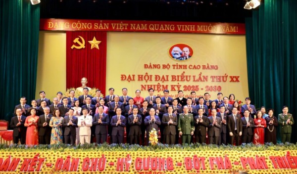 Chuẩn y Ban Chấp hành, Ban Thường vụ, Bí thư, Phó Bí thư Tỉnh ủy Cao Bằng khóa XX, nhiệm kỳ 2025 - 2030