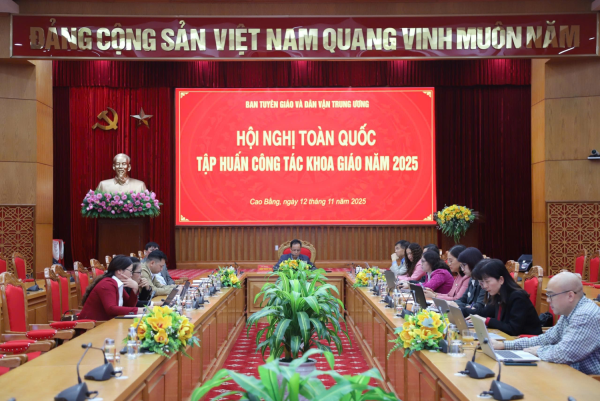 Hội nghị toàn quốc tập huấn công tác Khoa giáo năm 2025