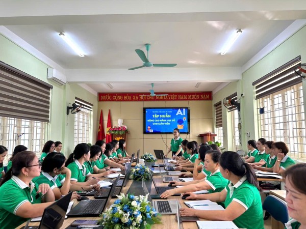 Phường Thục Phán đẩy mạnh mô hình dân vận khéo  trong chuyển đổi số giáo dục