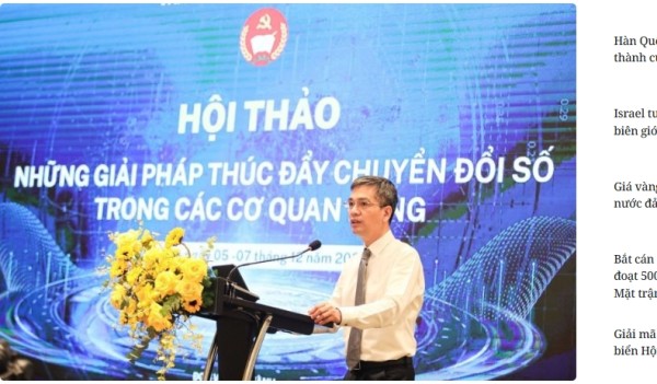 Thúc đẩy chuyển đổi số trong các cơ quan Đảng