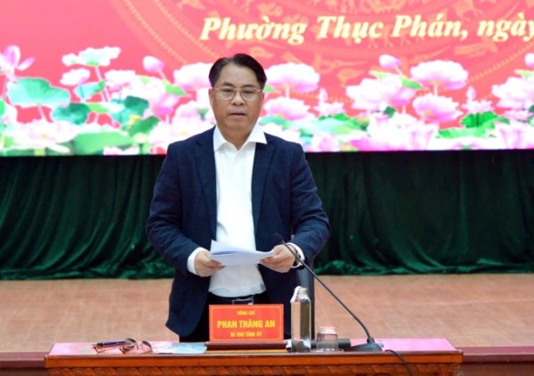 Bí thư Tỉnh ủy Phan Thăng An: Tập trung chỉ đạo quyết liệt từ tuần đầu, tháng đầu để hoàn thành mục tiêu tăng trưởng hai con số