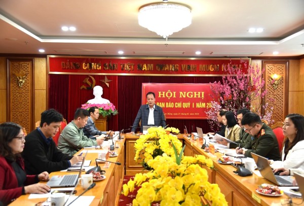 Hội nghị giao ban công tác báo chí quý I/2026