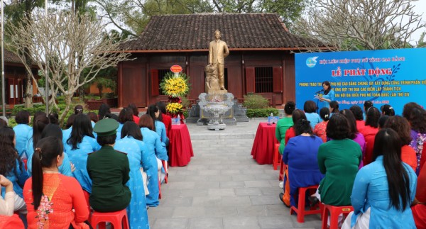 Hội Liên hiệp Phụ nữ tỉnh phát động Phong trào thi đua “Phụ nữ Cao Bằng chung tay xây dựng công trình/phần việc”