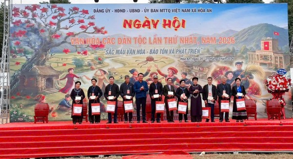 Xã Hòa An tổ chức Ngày hội văn hóa các dân tộc lần thứ I năm 2026