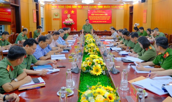 Hội thảo góp ý dự thảo báo cáo tổng hợp đề tài cấp Bộ về công tác bảo đảm an ninh, trật tự giai đoạn 1975 - 1986