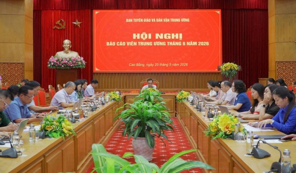 Hội nghị Báo cáo viên Trung ương tháng 6 năm 2026