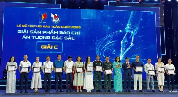 Bế mạc Hội báo toàn quốc năm 2026: Báo và Phát thanh, truyền hình Cao Bằng đạt giải C giải Sản phẩm báo chí ấn tượng đặc sắc