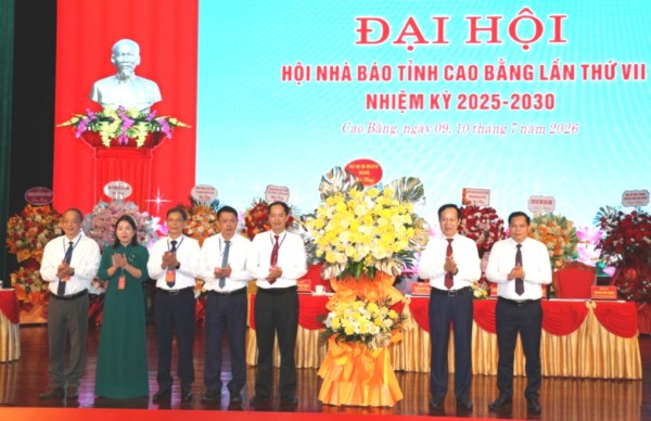Đại hội Hội Nhà báo tỉnh lần thứ VII, nhiệm kỳ 2025 - 2030 thành công tốt đẹp