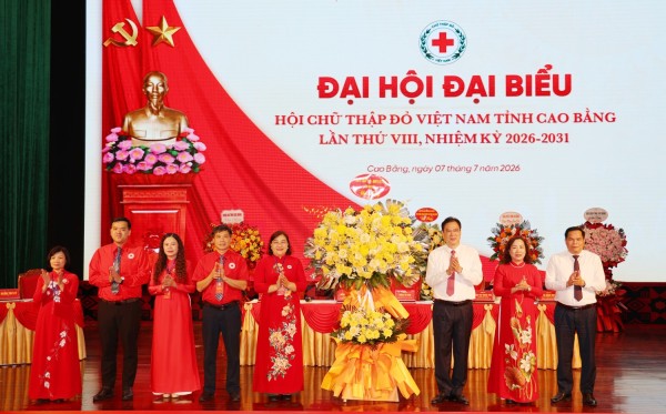 Đại hội đại biểu Hội Chữ thập đỏ tỉnh lần thứ VIII, nhiệm kỳ 2026 - 2031 thành công tốt đẹp