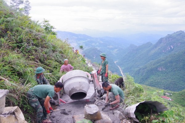 Bộ Chỉ huy Quân sự tỉnh Cao Bằng triển khai đồng bộ Đề án 57 và Đề án 1371 tại xã Khánh Xuân